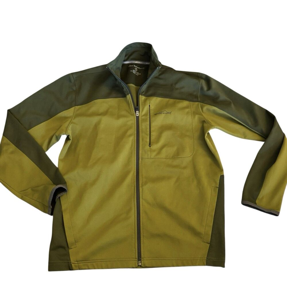 Eddie Bauer Men's Size Small Sport Softshell Jacket, Green